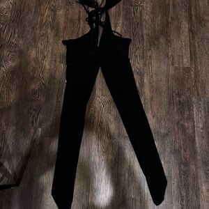 Sexy 2 Piece Black Club Set